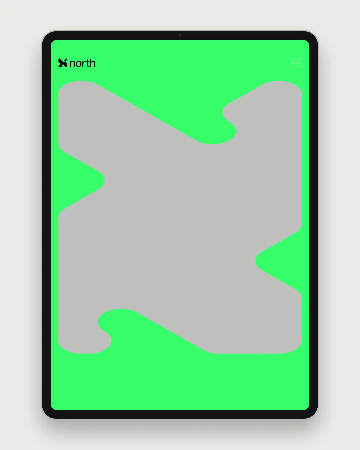 Le site North Buro sur iPad